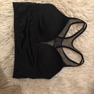 La senza black sport bra